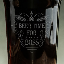 Бокал для пива "Beer time for boss"